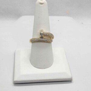 NEW Sterling Silver 925 Nail Ring